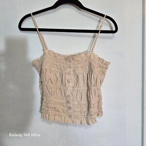 Women's beige tank only